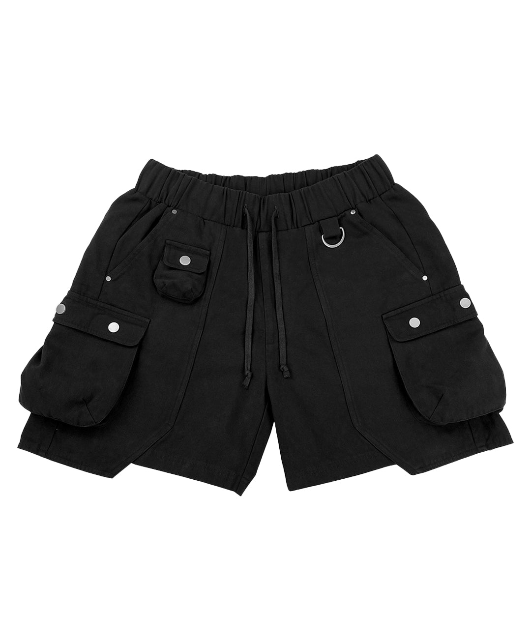 Black Cargo Shorts Kontend